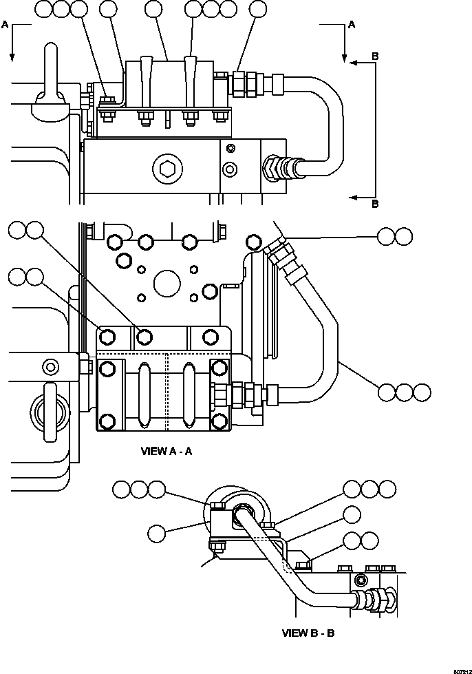 NIPPLE (2) 562-13-49540 KOMATSU