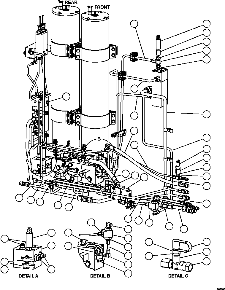 Трубка EJ1992 KOMATSU
