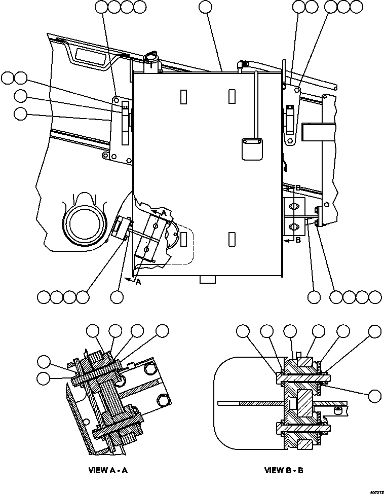 TANK, FUEL (SEE FIG 50729) EK8784 KOMATSU