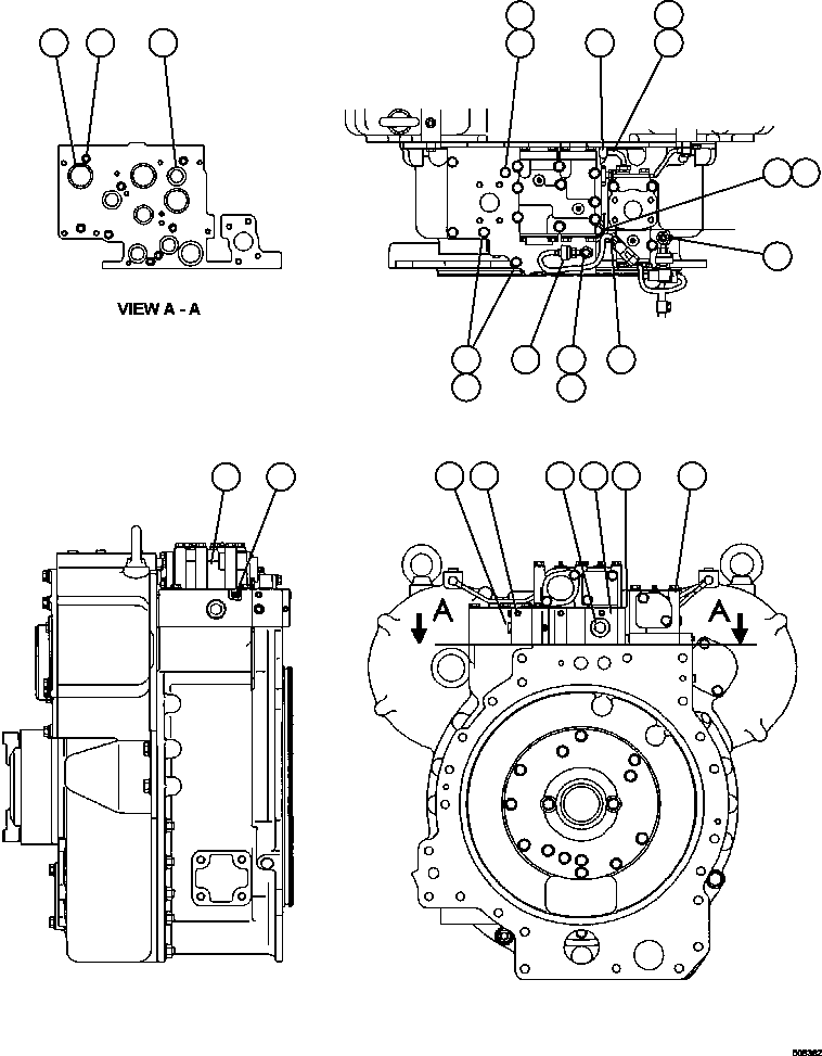 SEAT, VALVE (2)/(4) 562-13-56510 KOMATSU