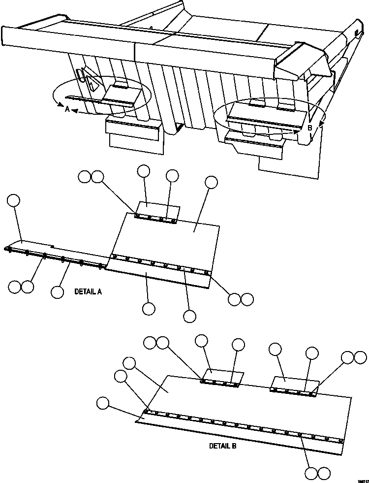 BRACKET - R.H. EG7259 KOMATSU