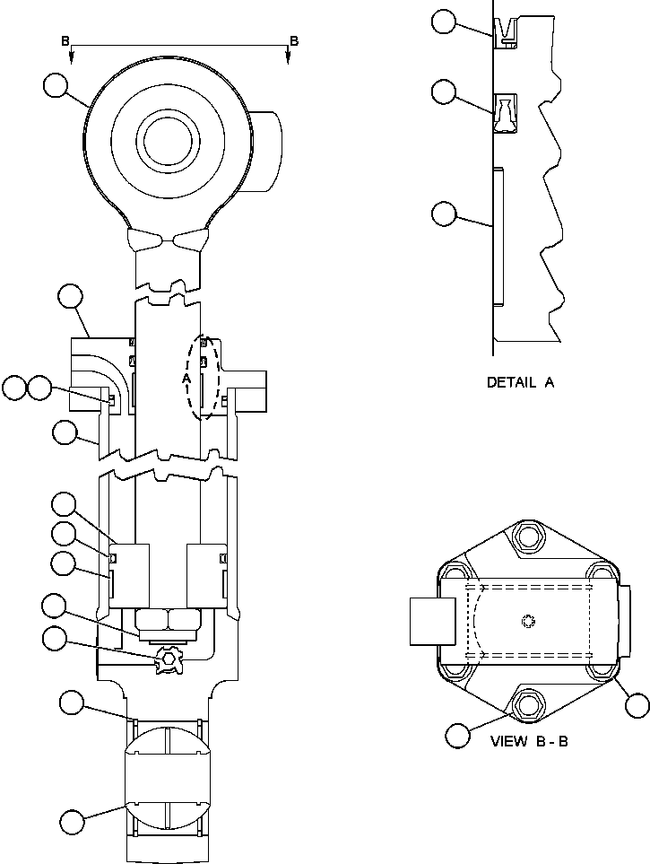 ROD, CYLINDER EG0046 KOMATSU