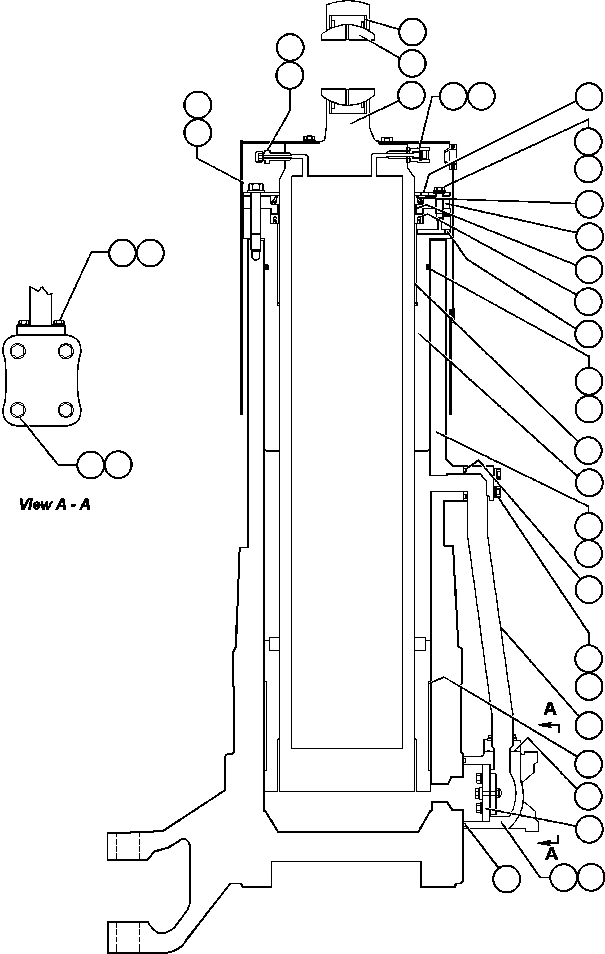 Фланец 562-50-31140 KOMATSU