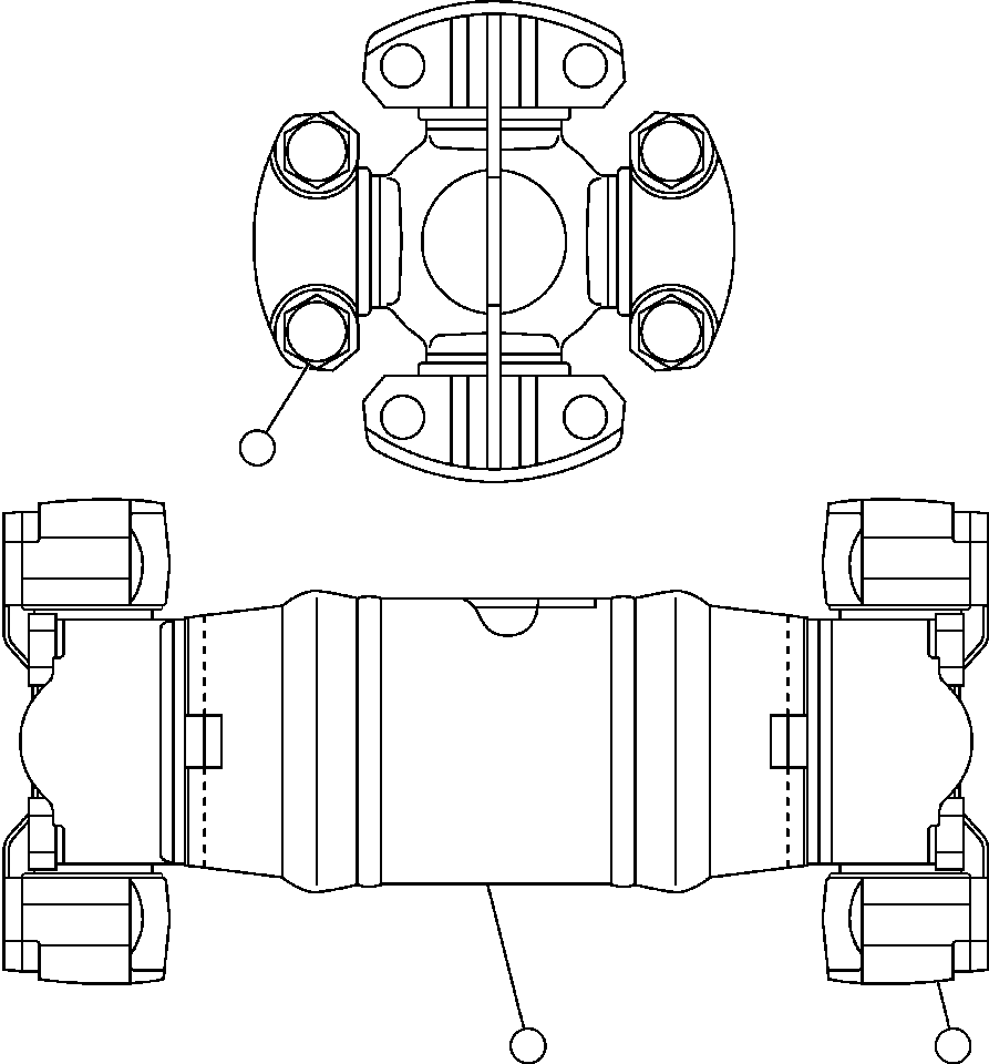 YOKE, SHAFT 562-20-31201 KOMATSU