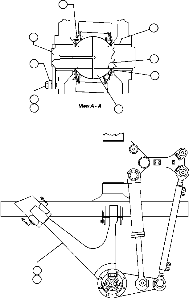 A-ARM, L.H. EG2248 KOMATSU