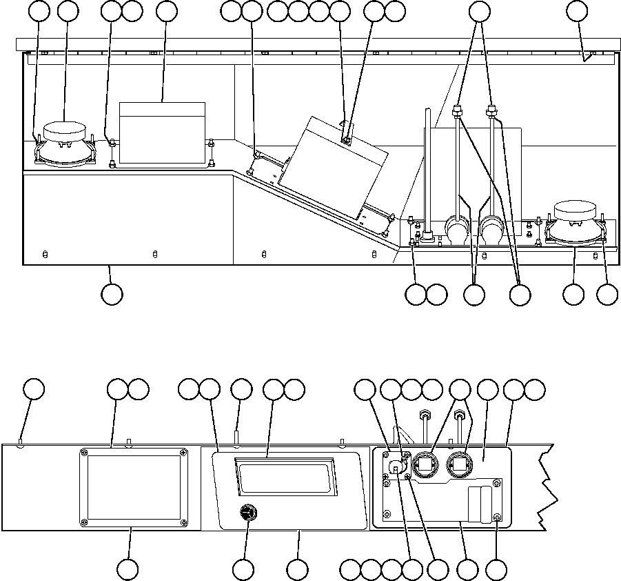DISPLAY MODULE (MOM) EH0487 KOMATSU