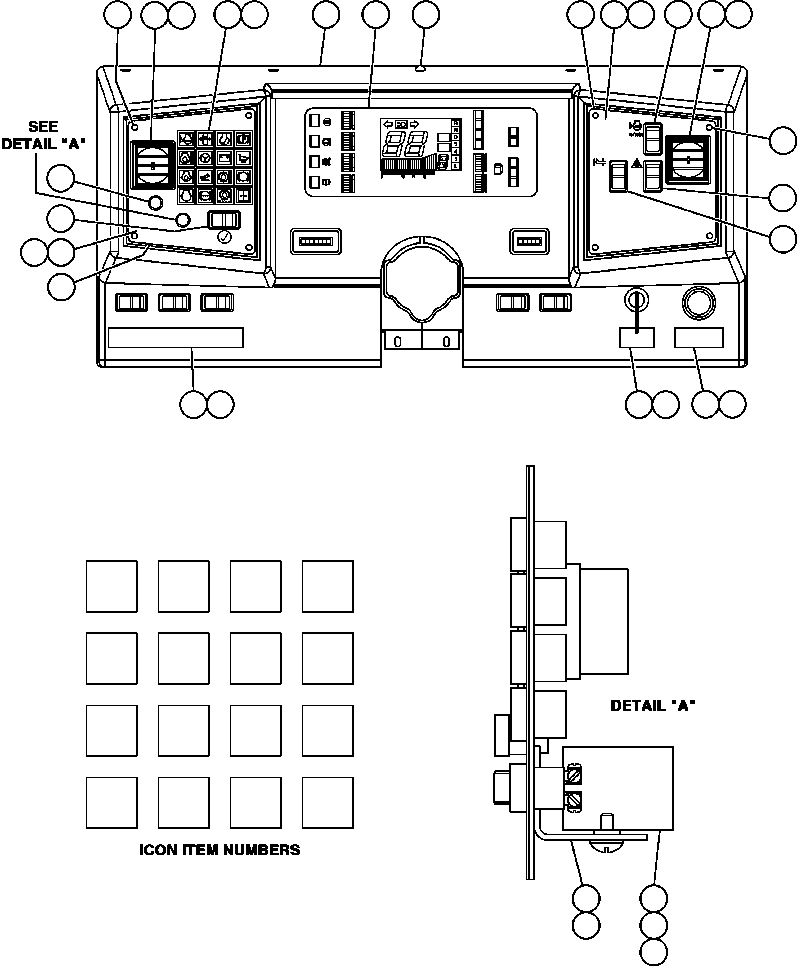 PANEL, DASH - L.H. EG9502 KOMATSU