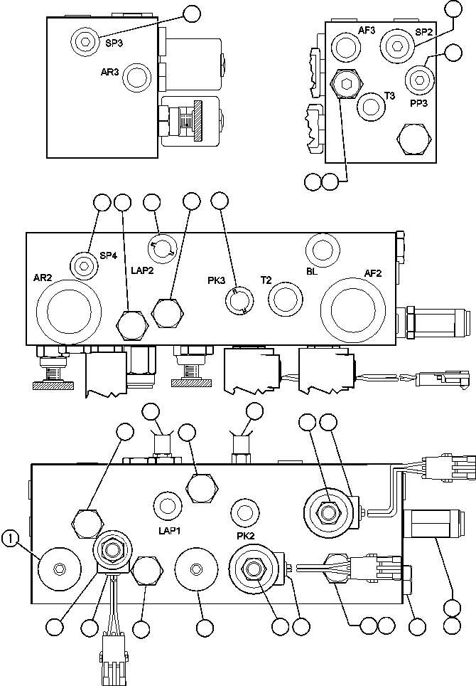 VALVE, PRESSURE REDUCTION BF3259 KOMATSU
