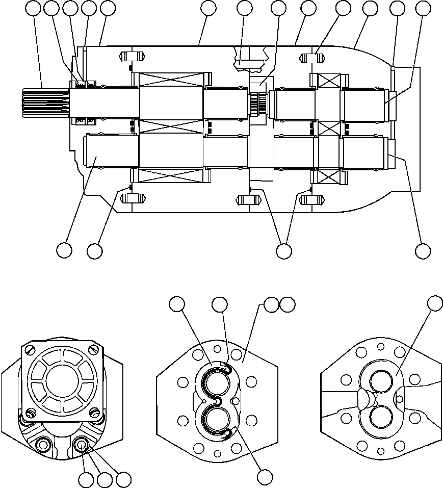 Фланец BF4467 KOMATSU