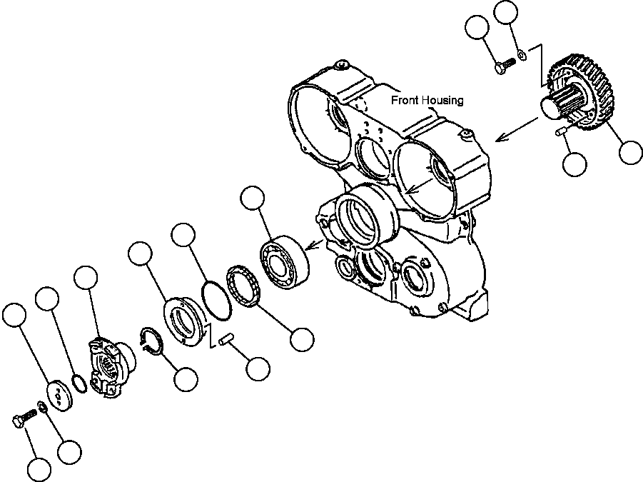 Уплотнение (1) 562-13-13310 KOMATSU