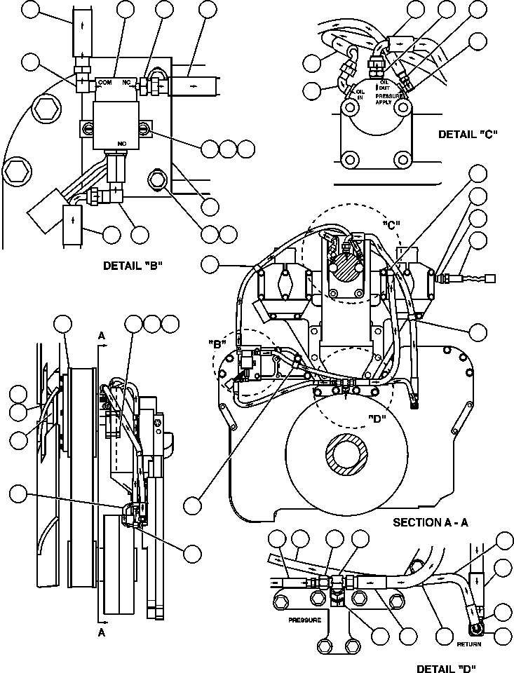 Монтажная пластина EG8438 KOMATSU