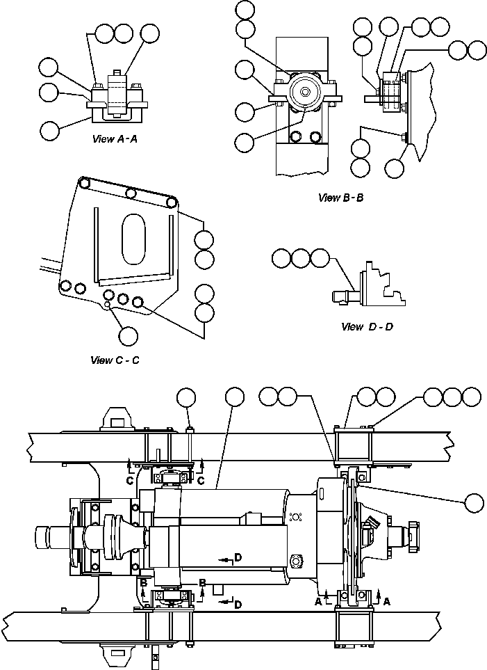 MOUNT, OUTER FRONT - L.H. EF7913 KOMATSU