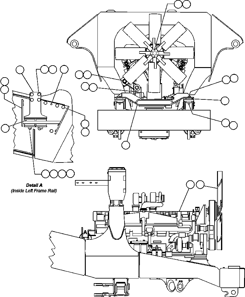 Опора ED9896 KOMATSU