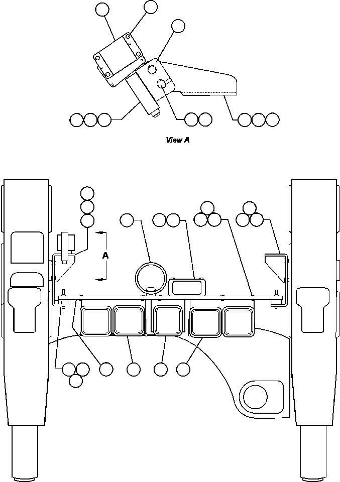 Винт с головкой - M8 01436-30800 KOMATSU