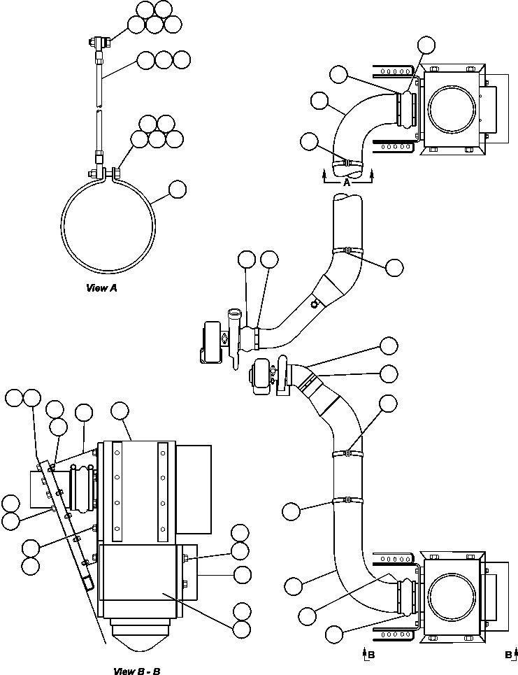 TUBE - L.H. EF3727 KOMATSU