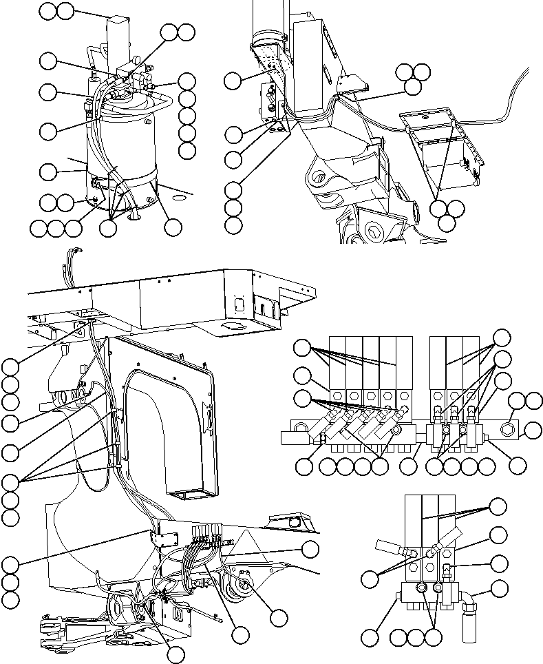 PLATE, MOUNTING (1) EF8464 KOMATSU