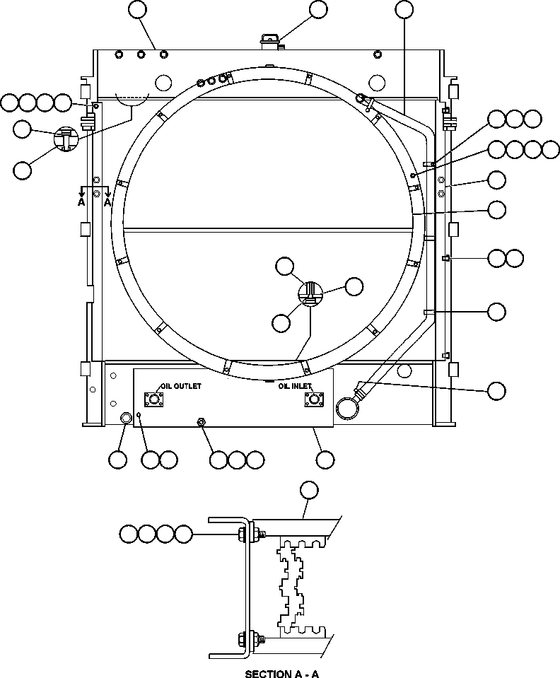 RING, FAN BF3192 KOMATSU