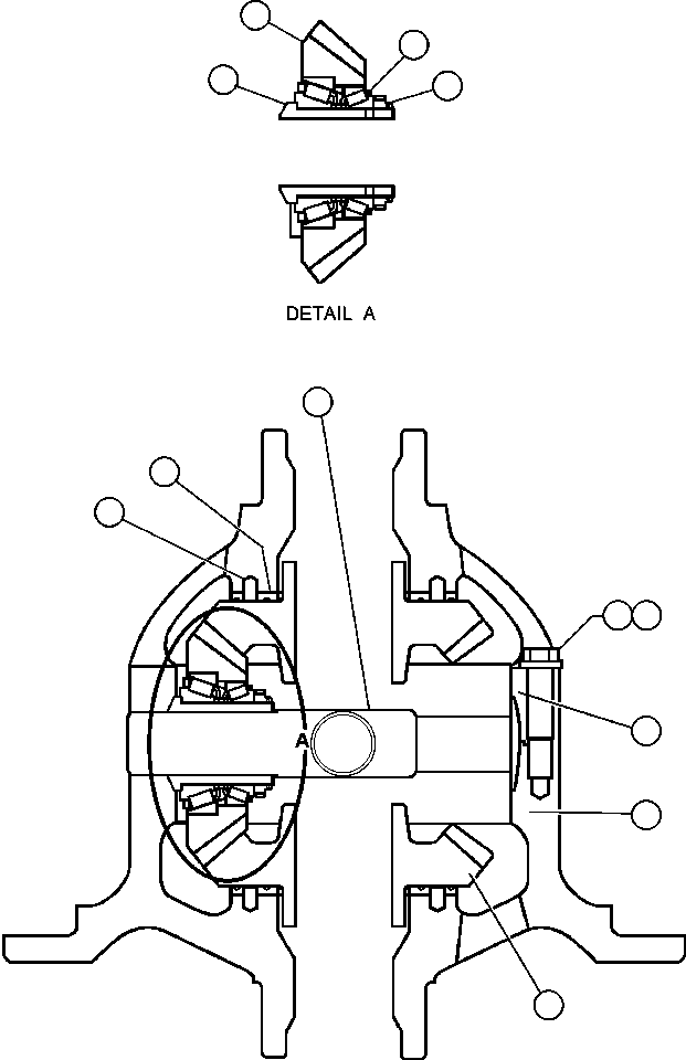 GEAR, BEVEL (2) 562-22-A1430 KOMATSU