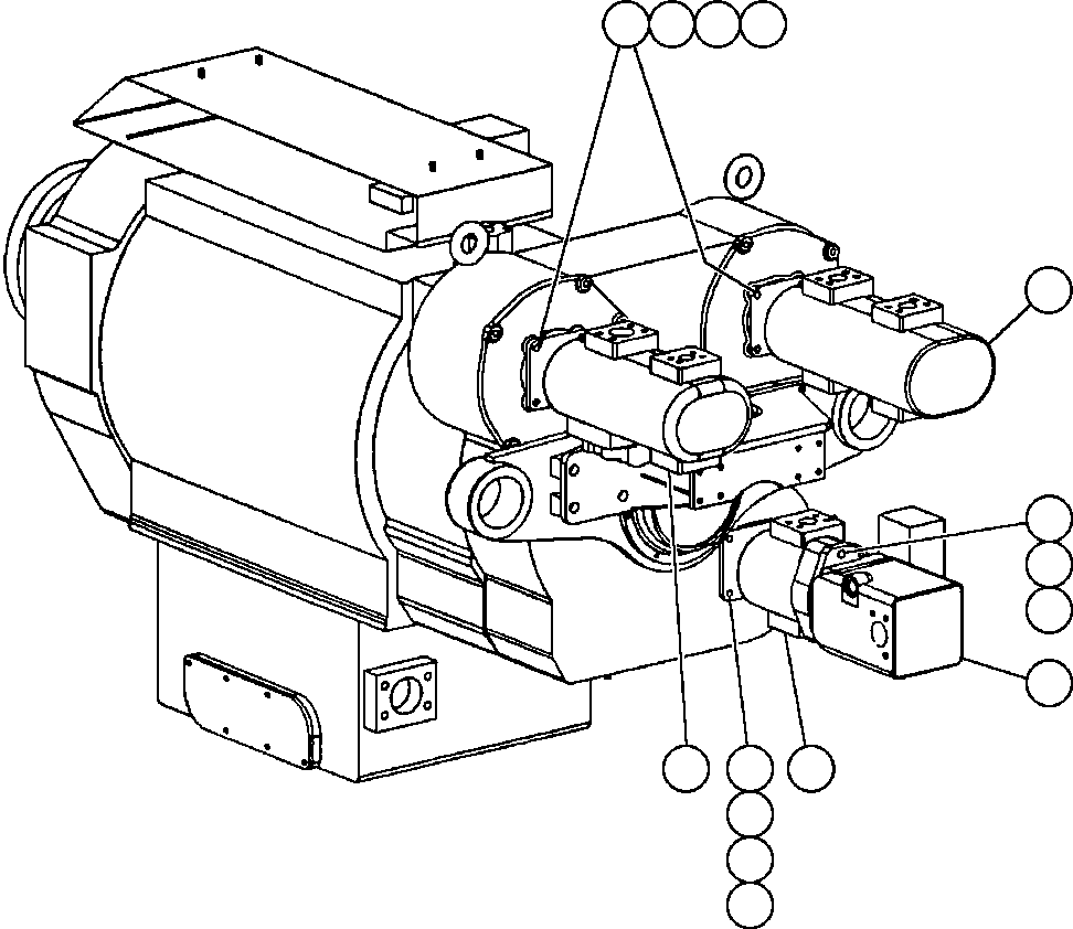 PUMP, HOIST (SEE INDEX) PC0771 KOMATSU