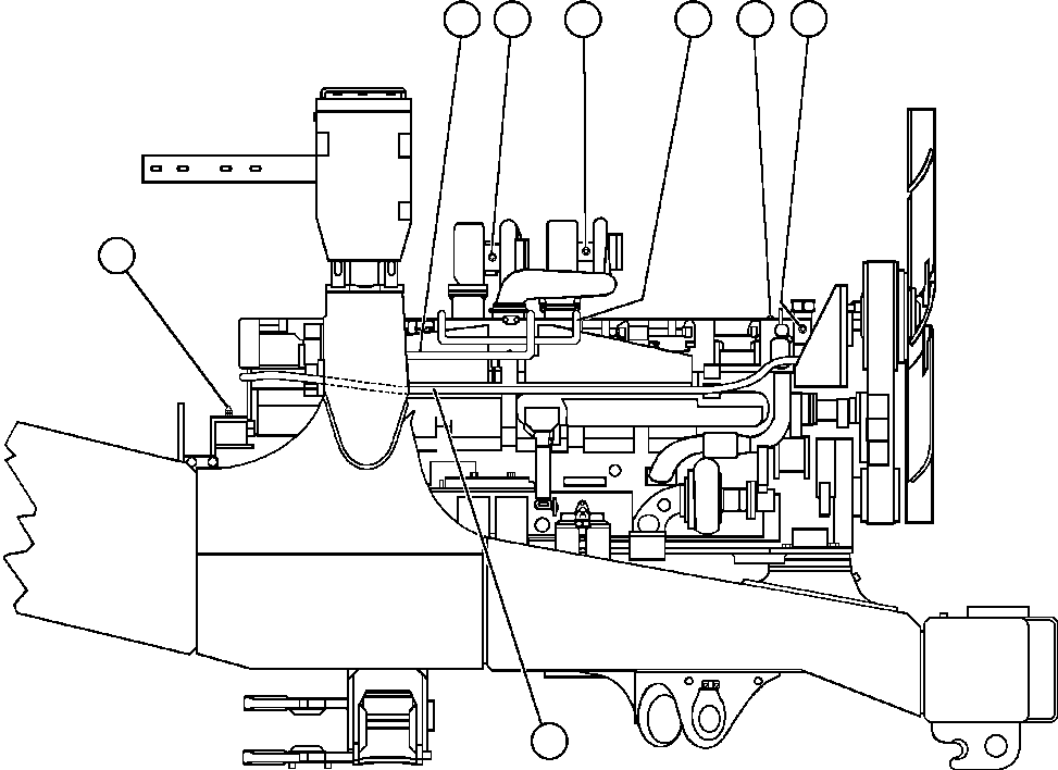 HARNESS, ENGINE EH5034 KOMATSU