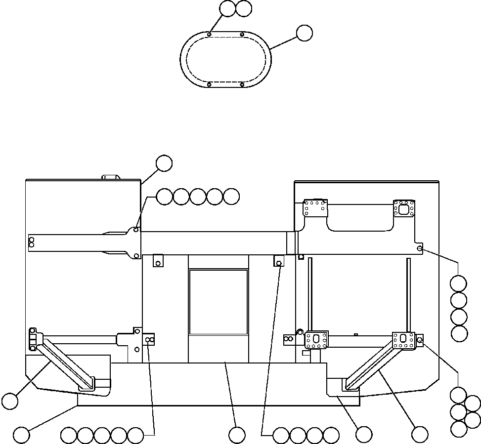 DECK - R.H. EH0049 KOMATSU