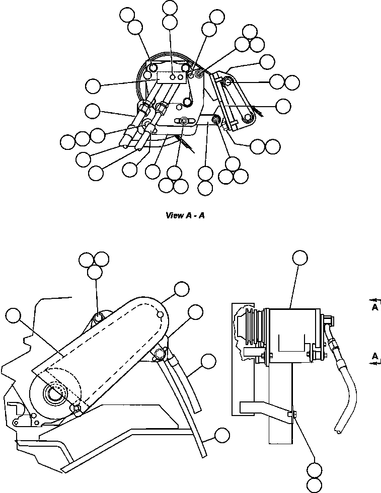 A/C BELT GUARD KIT (SEE INDEX) EH6398 KOMATSU