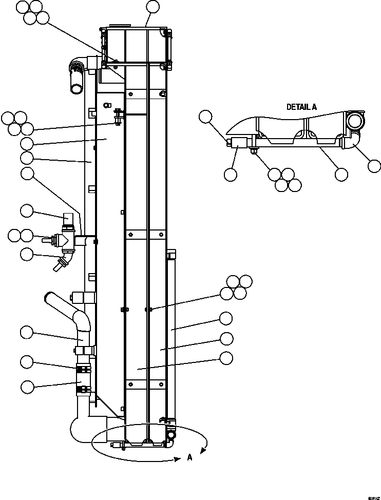 Шланг XA3758 KOMATSU
