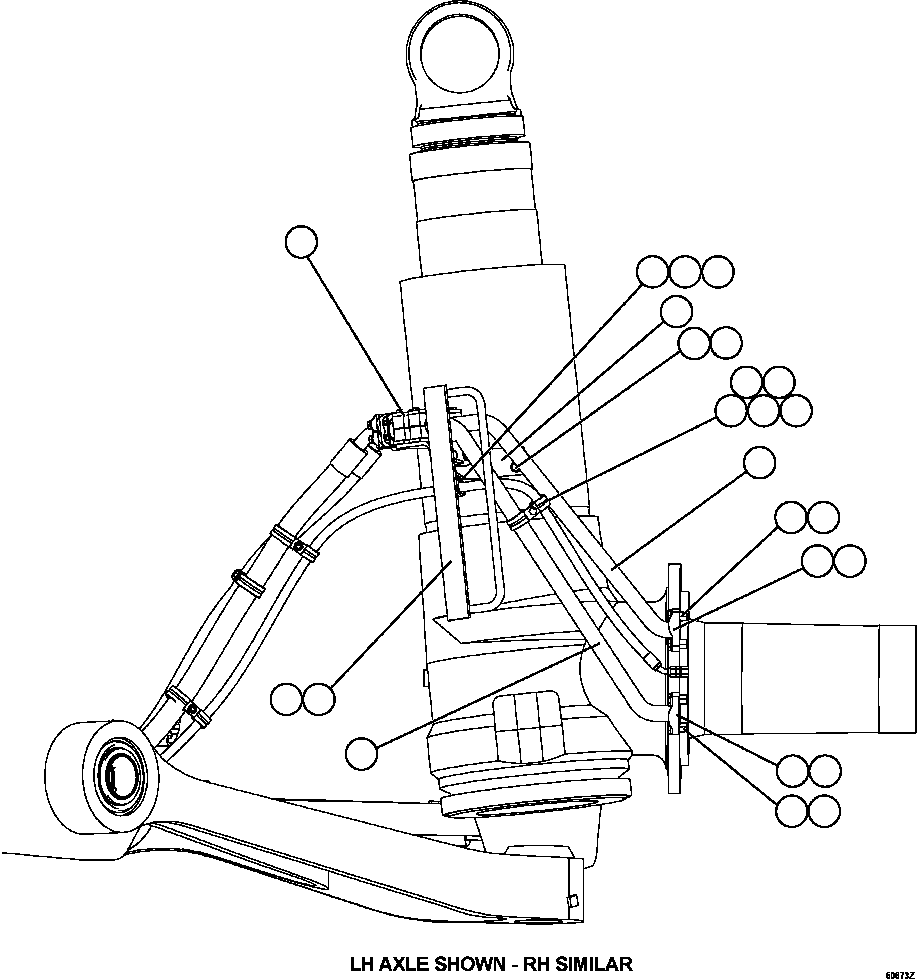 HANDLE - RH EM1731 KOMATSU
