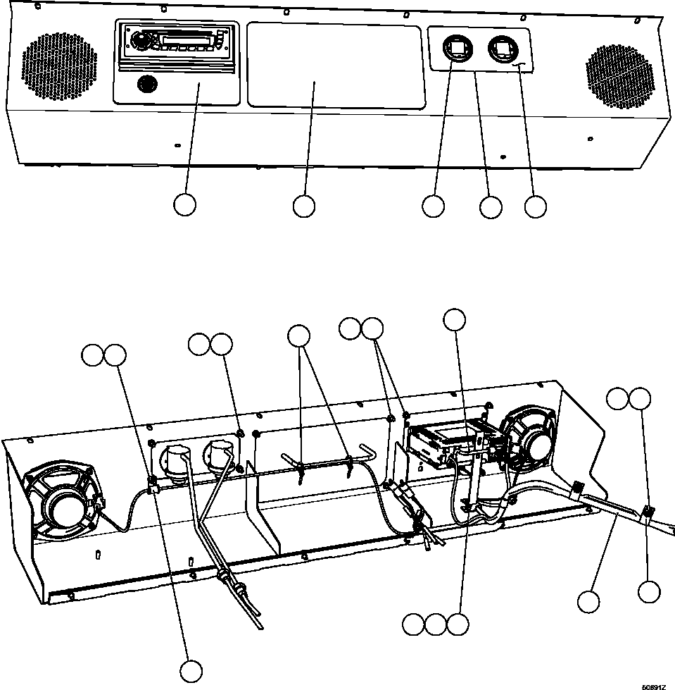 RADIO MODULE (SEE INDEX) EM0651 KOMATSU