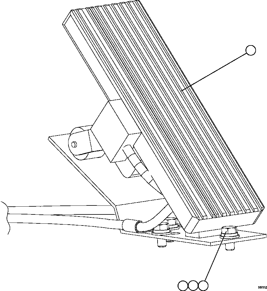 ELECTRONIC TREADLE (SEE INDEX) PC1104 KOMATSU