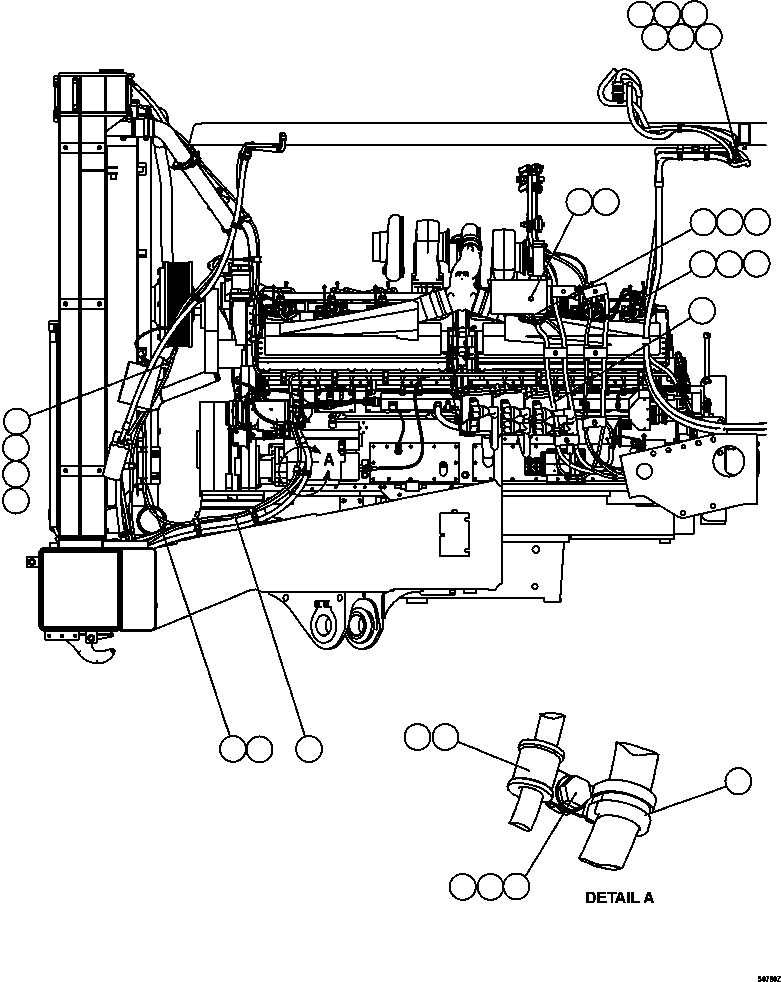Кабель CH5605 KOMATSU