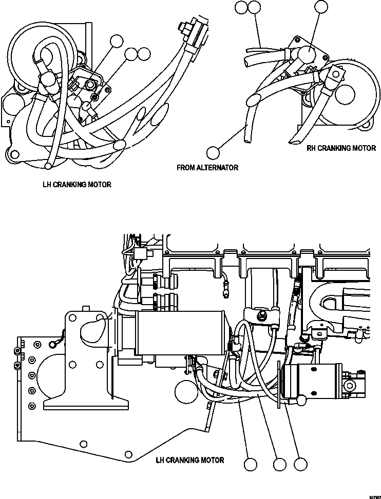 Кабель CH5607 KOMATSU