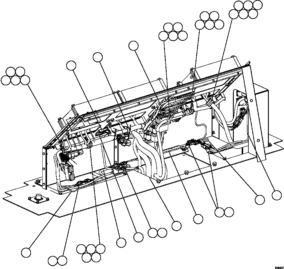 HARNESS, ENGINE DATA EL7482 KOMATSU