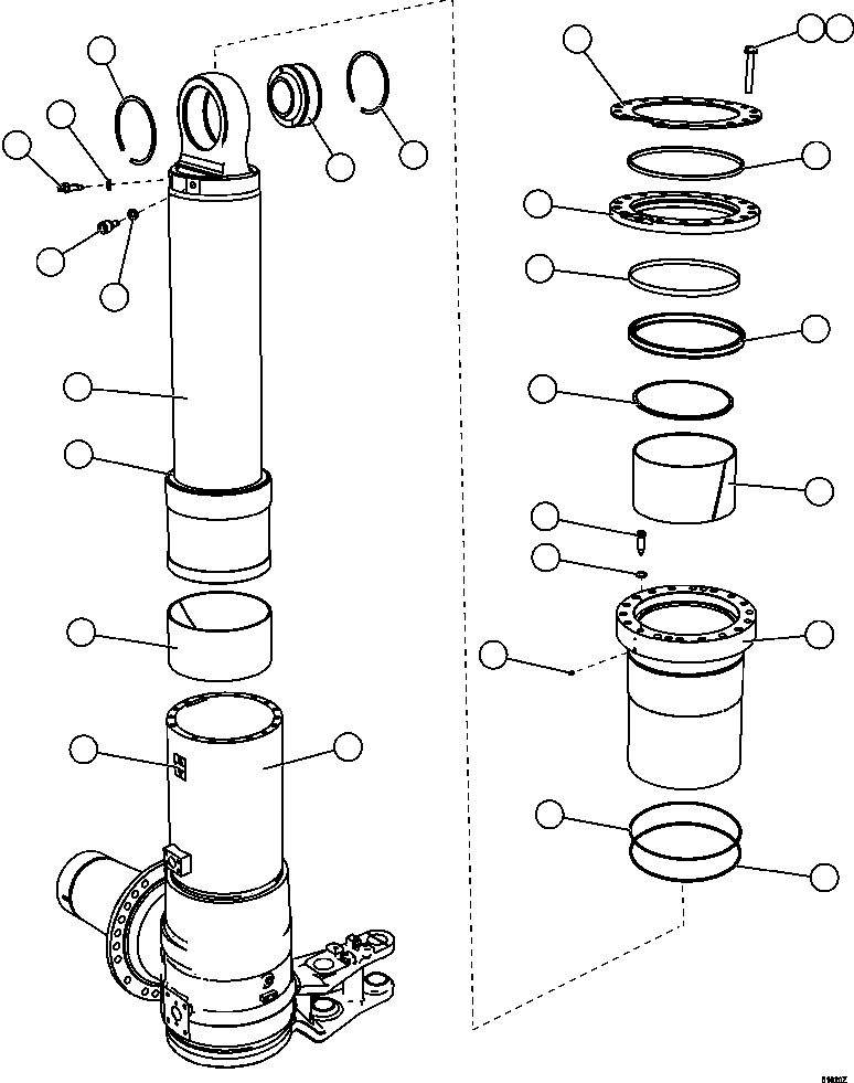 CYLINDER - LH 562-50-A1100 KOMATSU