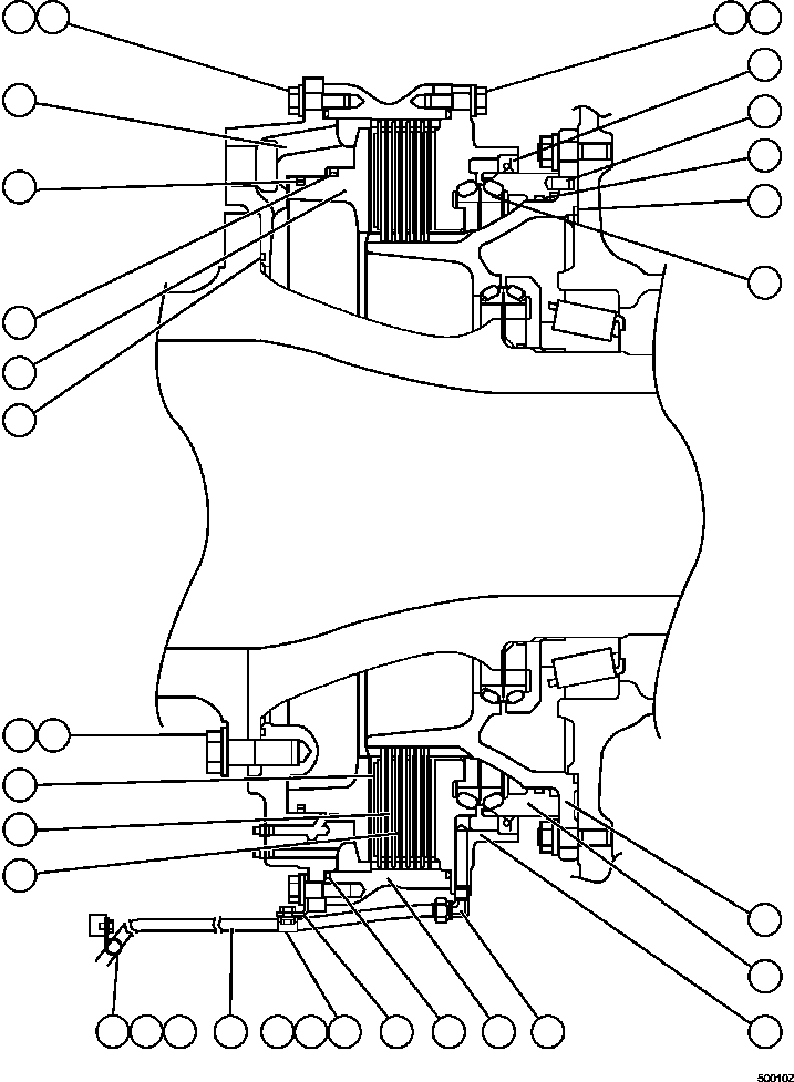 Плавающее уплотнение в сборе 562-33-00014 KOMATSU