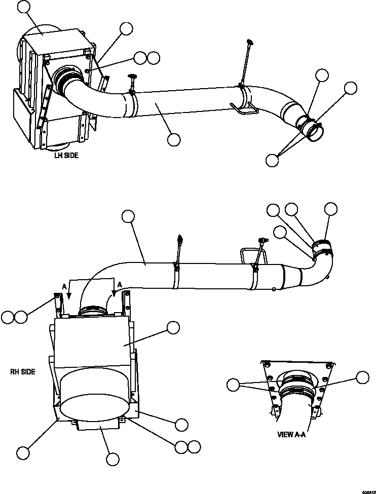 TUBE - LH XB5746 KOMATSU