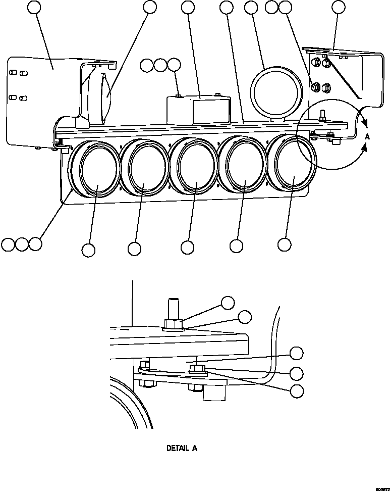 BRACKET - RH XB9941 KOMATSU