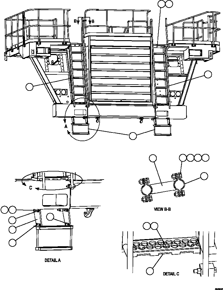 Опора EM3011 KOMATSU