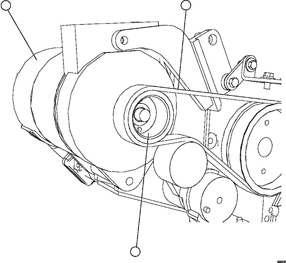 BELT, ALTERNATOR XA6162 KOMATSU