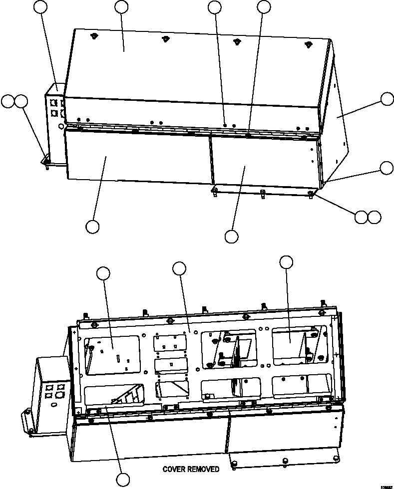 Крышка EL5712 KOMATSU