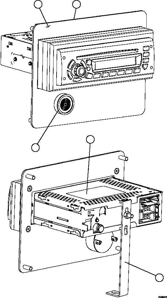 RADIO MODULE XC5099 KOMATSU