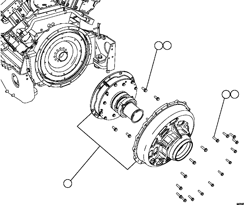 ENGINE DAMPER (SEE FIG 51121) XC5078 KOMATSU
