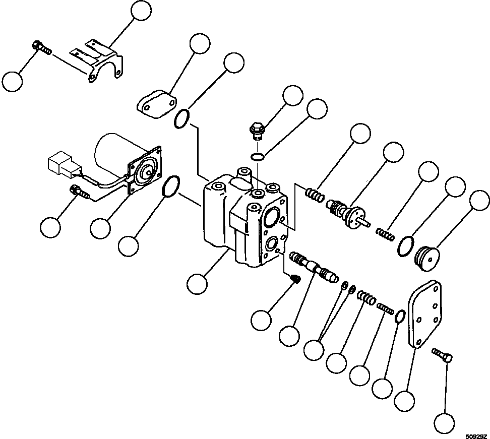 ECMV ASSEMBLY (1) 562-15-56200 KOMATSU