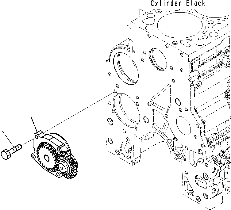 Pump Assembly, Oil 6745-51-1112 KOMATSU