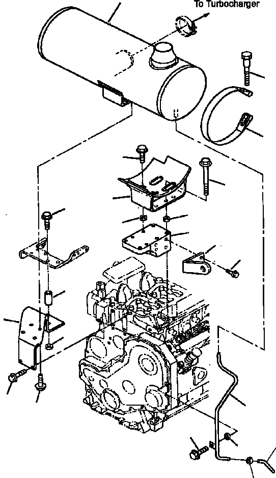HOSE, MUFFLER DRAIN 417-02-A1370 KOMATSU
