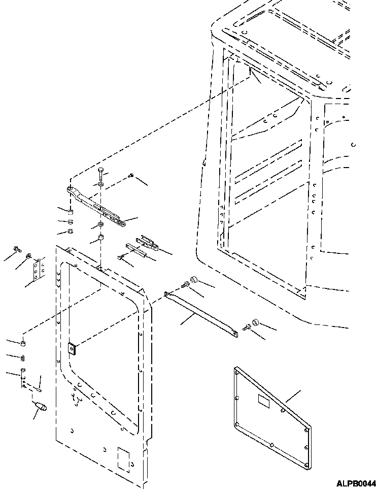 COVER, R.H. DOOR 418-926-AB30 KOMATSU