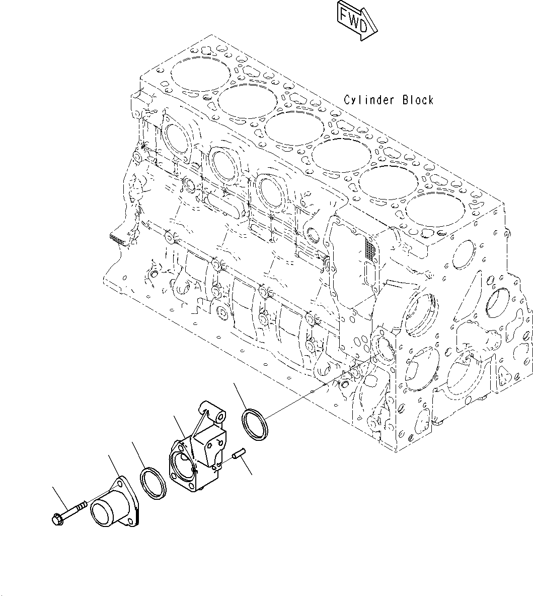 Inlet Section Assembly 6754-61-6410 KOMATSU