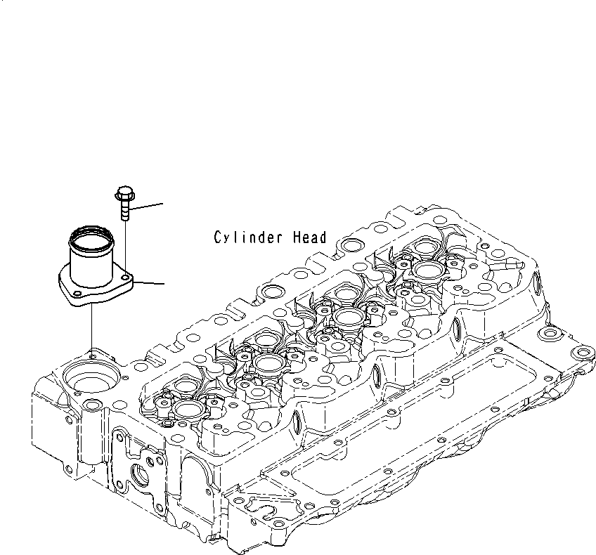Connector, Outlet 6755-61-6250 KOMATSU