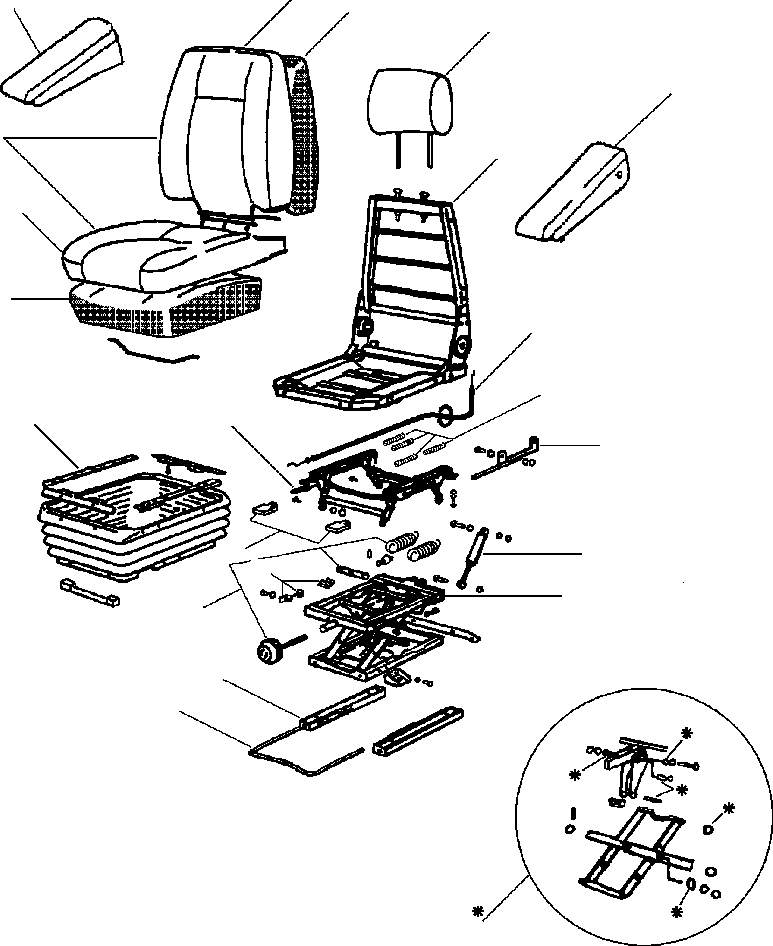 FORE AND AFT ADJUSTMENT KIT 206-57-A1660 KOMATSU