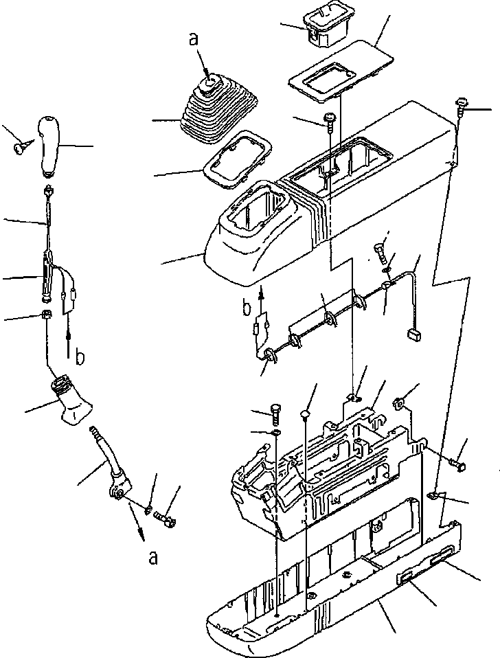 LEVER ASSEMBLY, L.H 20Y-43-22781 KOMATSU